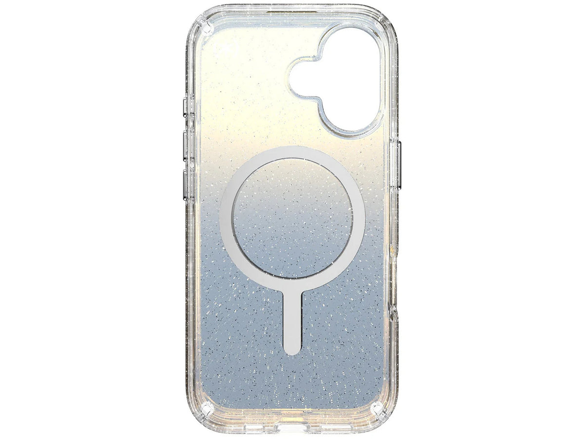Speck iPhone 17 Presidio LUX +MS  Clear/Hyper Mirror Glitter
