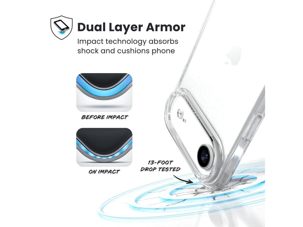 Speck iPhone Air PRESIDIO PERFECT CLEAR + MS Clear/Silver