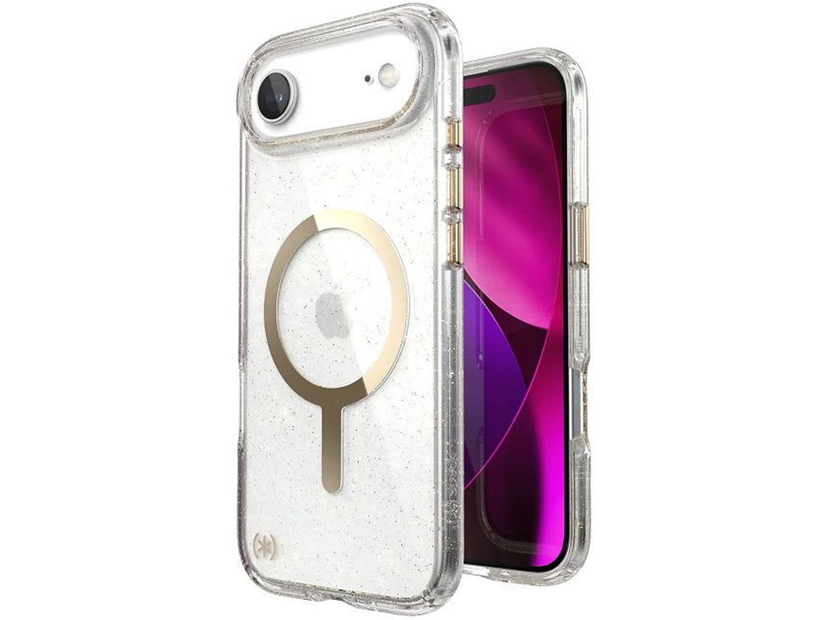 Speck iPhone Air Presidio Lux MagSafe - GLITTER/GOLD METALLIC