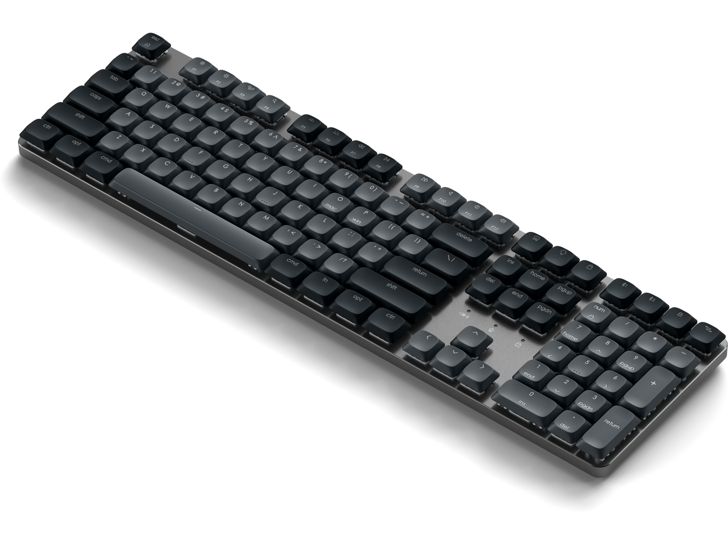 Satechi SM3 Slim Mechanical Backlit Bluetooth Keyboard (Light) - US - Dark