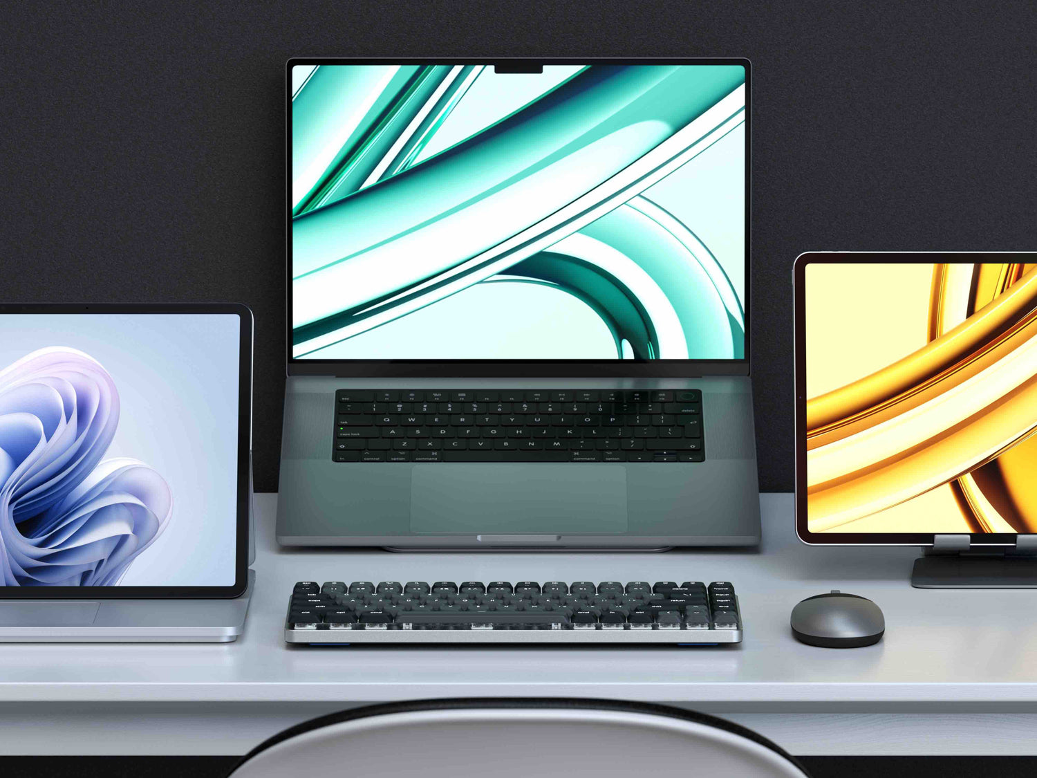 Satechi SM1 Slim (Windows Keycaps - Windows, Left Alt, Right Alt 2.4GHz USB Receiver) - Dark