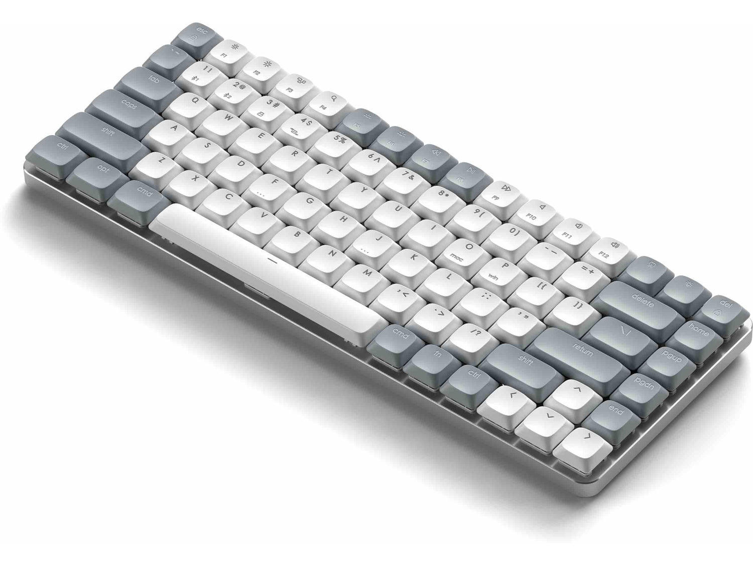 Satechi SM1 Slim (Windows Keycaps - Windows, Left Alt, Right Alt 2.4GHz USB Receiver) - Grey/White