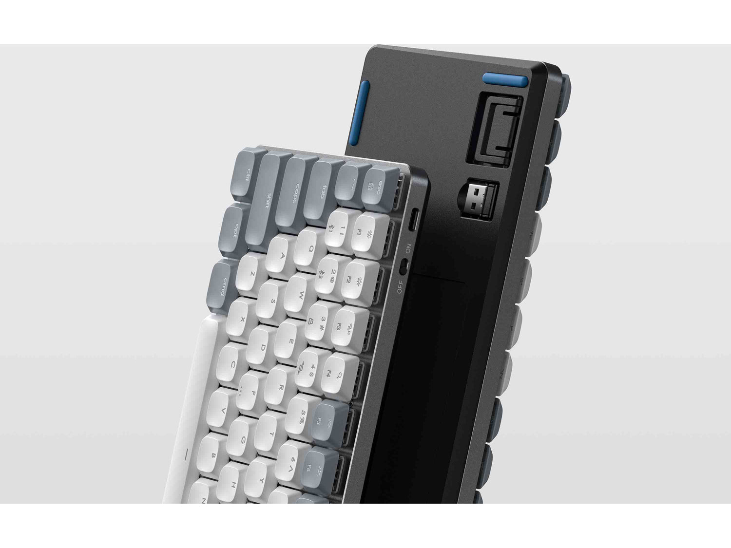 Satechi SM1 Slim (Windows Keycaps - Windows, Left Alt, Right Alt 2.4GHz USB Receiver) - Grey/White