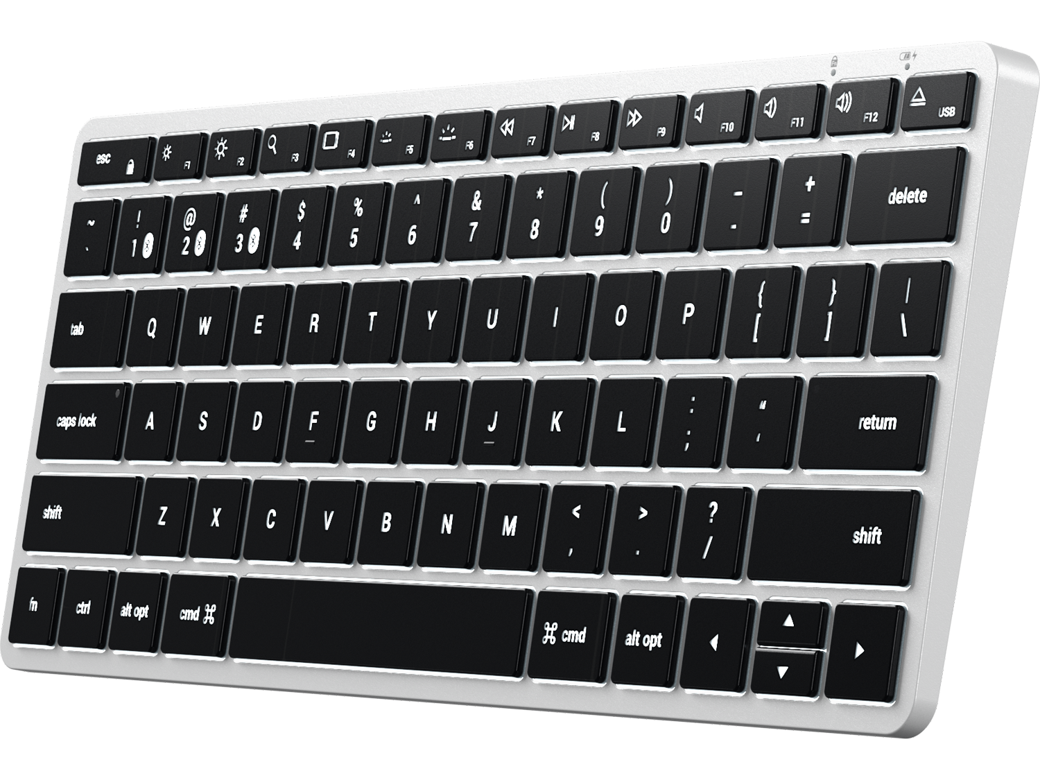Satechi Slim X1 Bluetooth Keyboard US - Silver