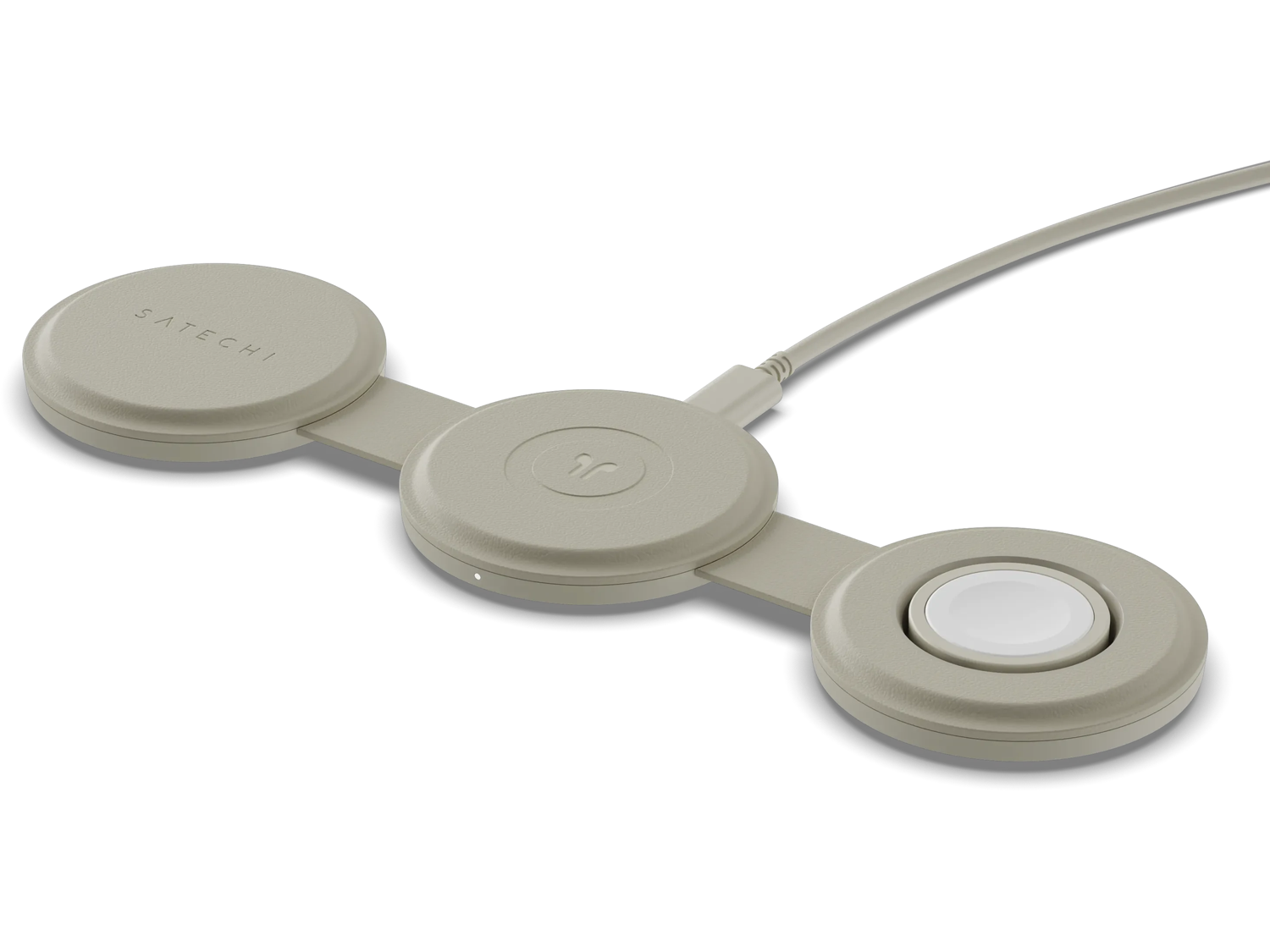 Satechi OntheGo 3-in-1 Wireless Charger - Sand