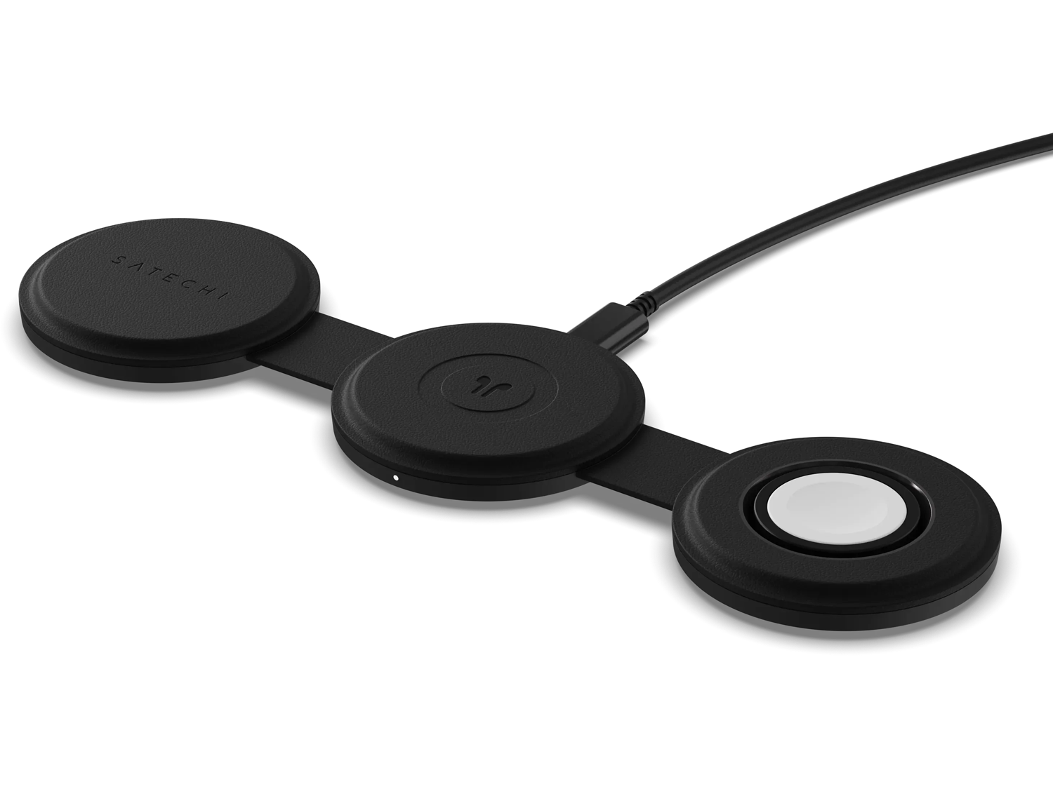 Satechi OntheGo 3-in-1 Wireless Charger - Black