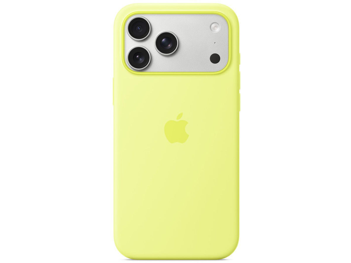 Apple iPhone 17 Pro Max Silicone Case with MagSafe - Neon Yellow