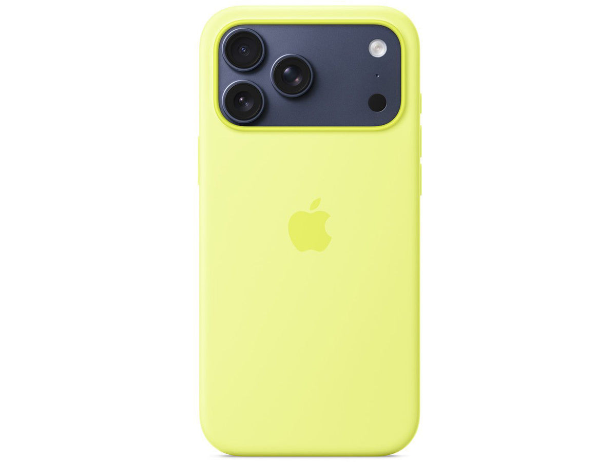 Apple iPhone 17 Pro Max Silicone Case with MagSafe - Neon Yellow