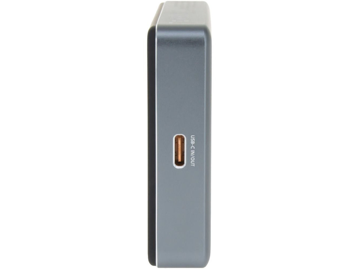 Dviced Qi2 Ultrathin MagSafe Power bank 10000mAh, Black/Grey