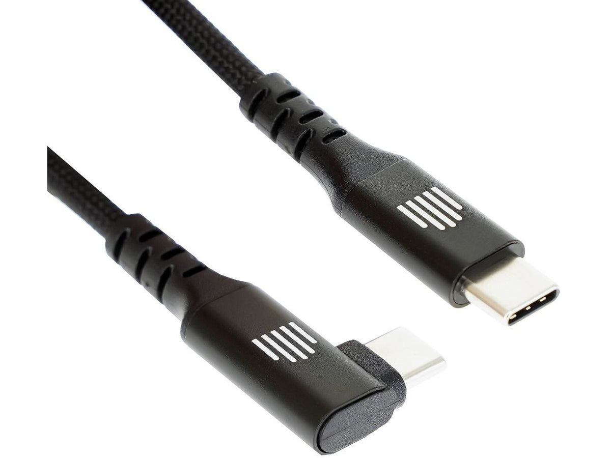 Dviced Angled Braided cable USB-C to USB-C 1.25m