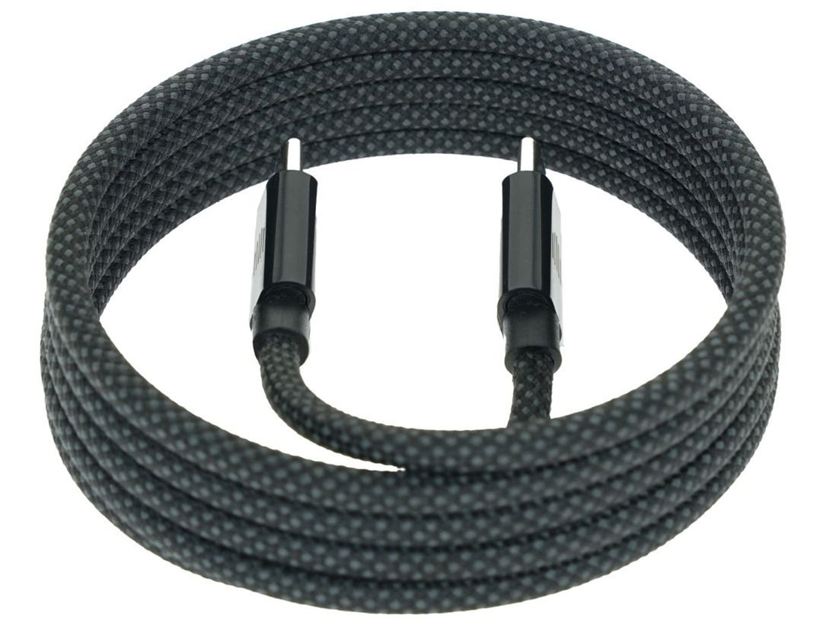 Dviced Magnetic Braided Cable USB-C to USB-C, 1.25m - Dark Grey