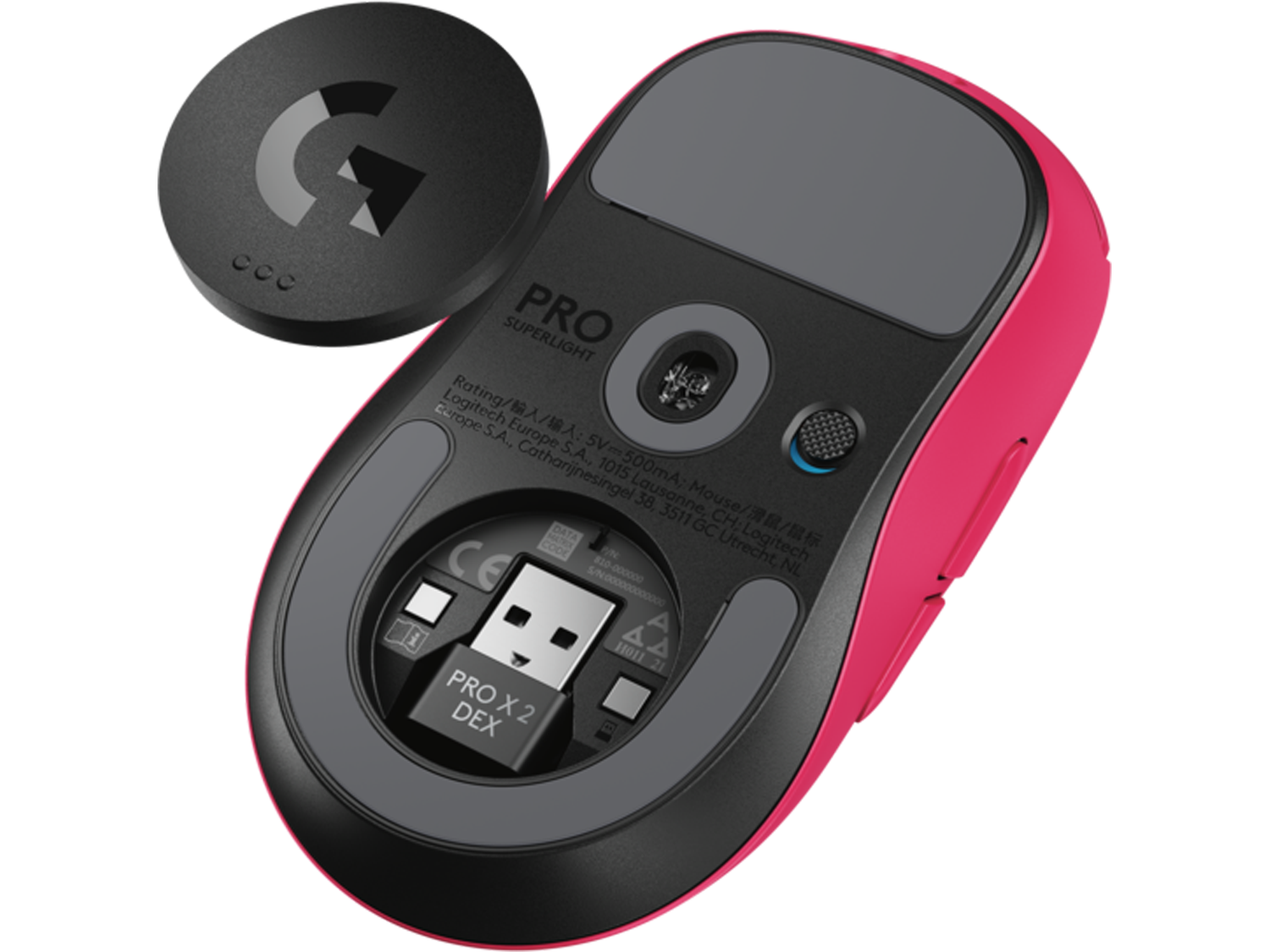 Logitech PRO X SUPERLIGHT 2 DEX, Pink