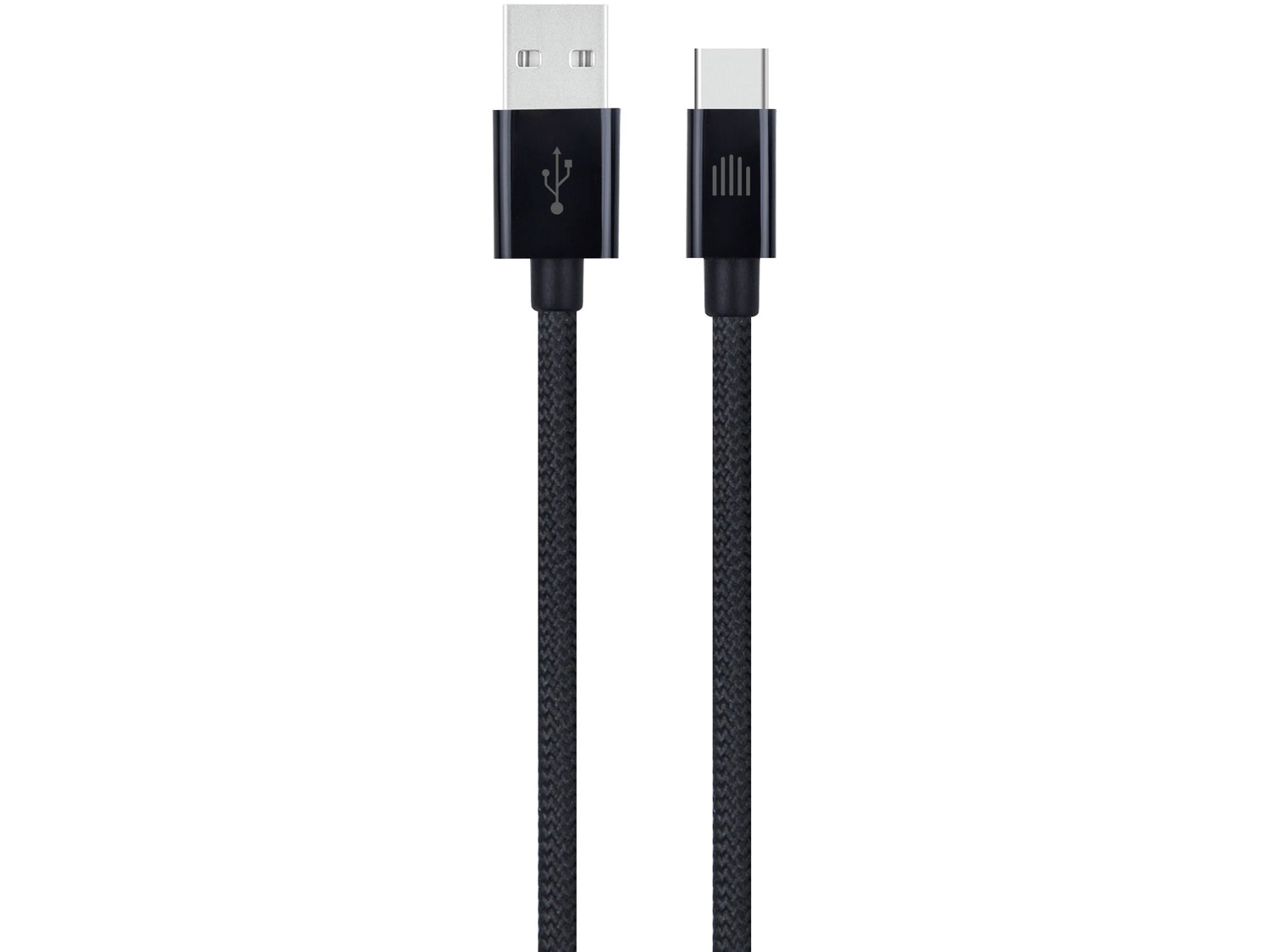 Dviced Cable USB-A to USB-C Nylon Textile 1,25m - Black