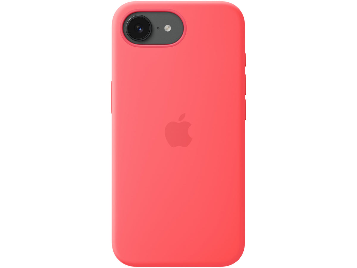 Apple iPhone 17e Silicone Case with MagSafe - Bright Guava