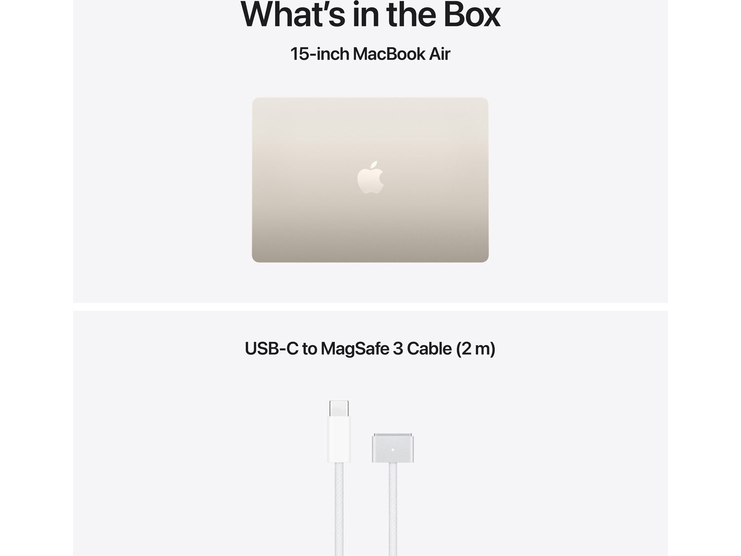 Apple MacBook Air 15.3" M5 Starlight
