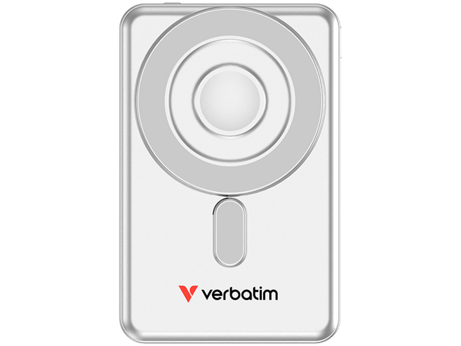 Verbatim Charge 'n' Go Two Cable Magnetic Wireless Charging 5,000mAh - Silver