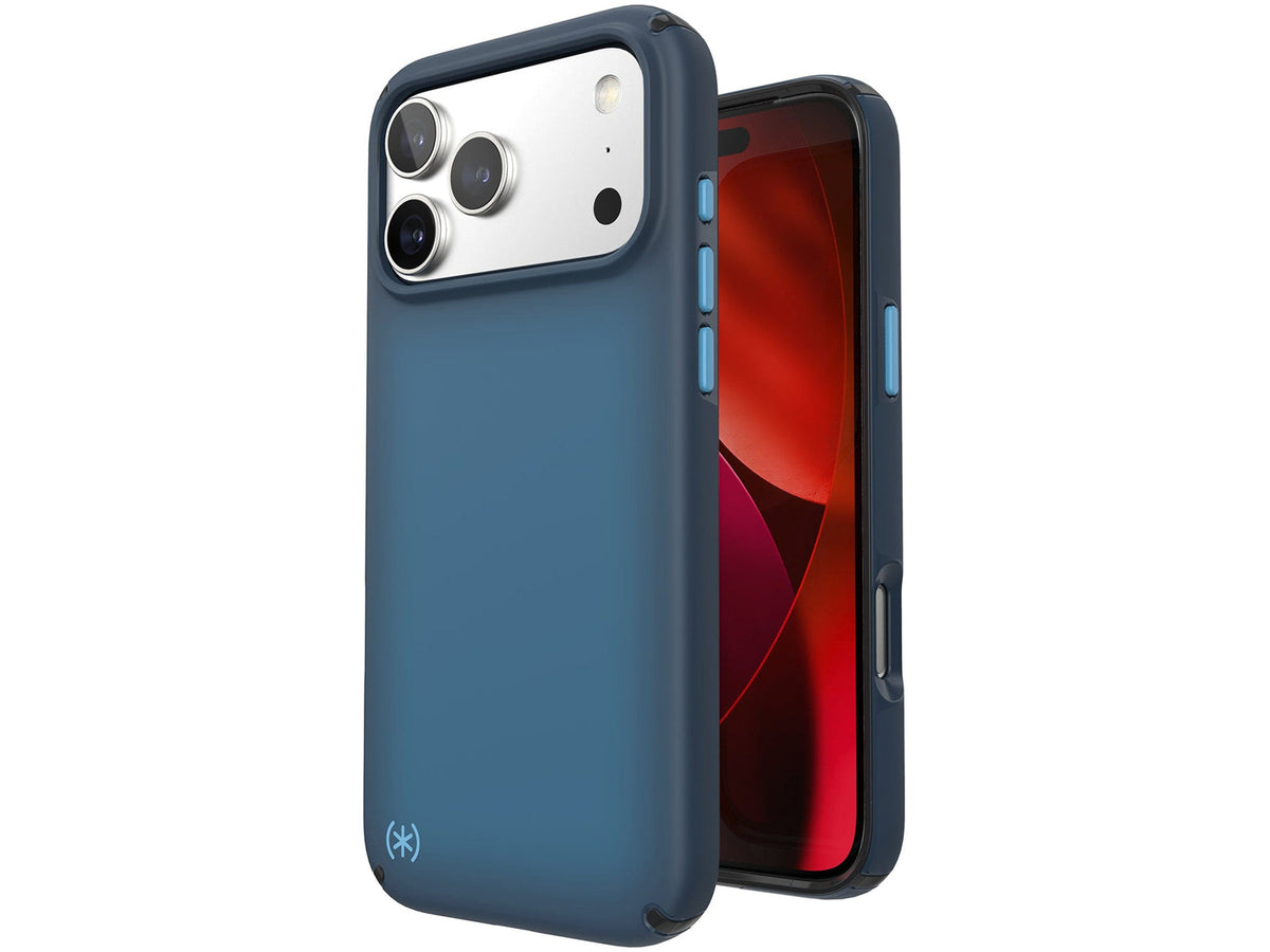 Speck iPhone 17 Pro Max Presidio Lux, MagSafe,  Deep Sea Fade/Black/Spell Blue