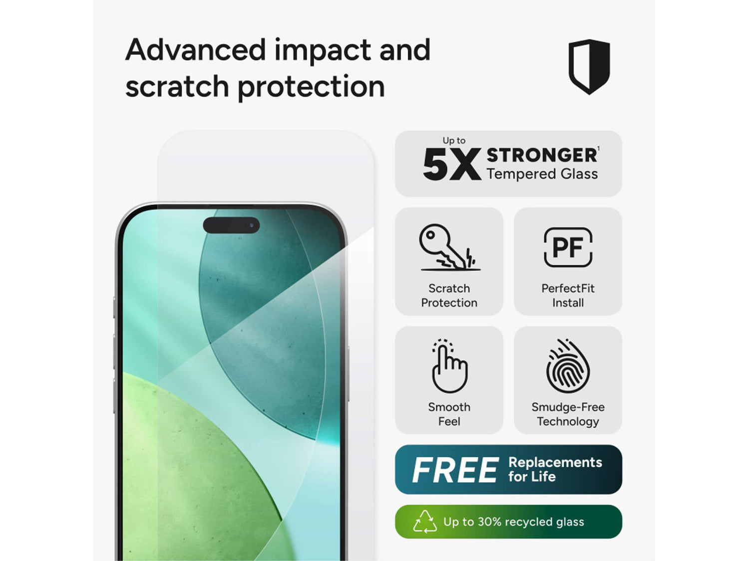 ZAGG InvisibleShield Glass Elite iPhone Air PLT Screen