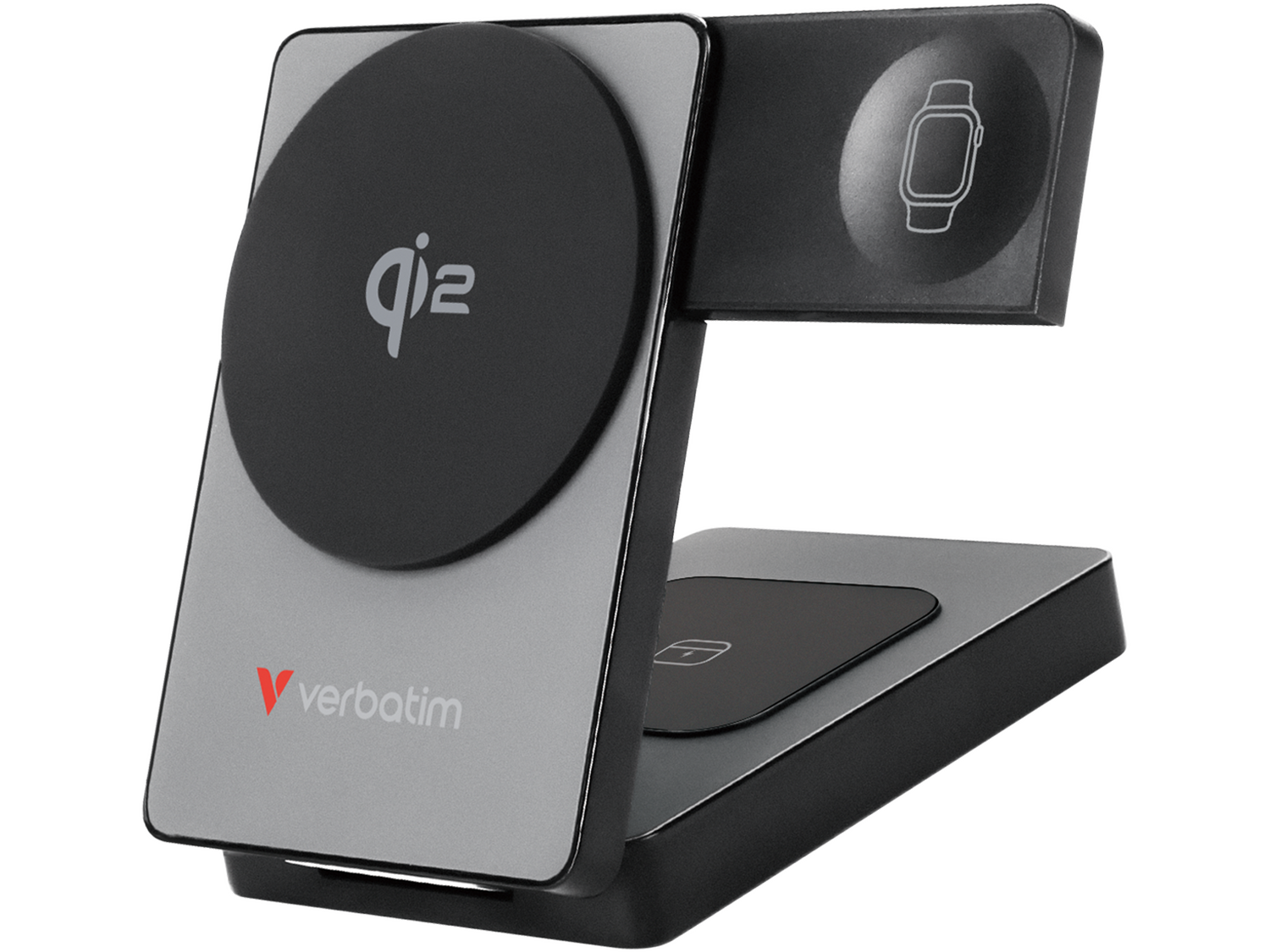 Verbatim Charge 'n' Go Qi2 Power Bank 5000mAh Magnetic Wireless Charging - Grey