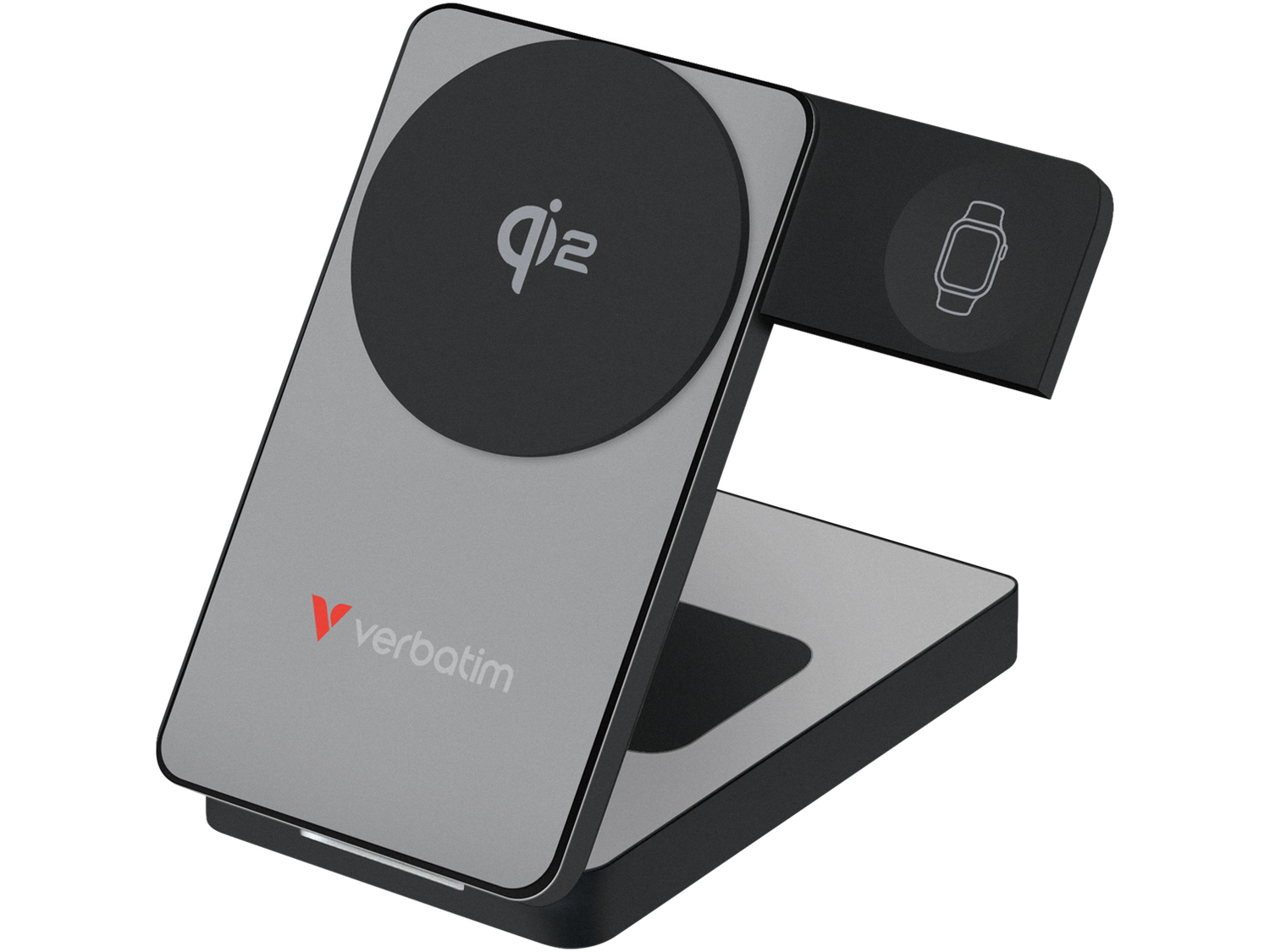 Verbatim Charge 'n' Go Qi2 Power Bank 10000mAh Magnetic Wireless Charging - Grey