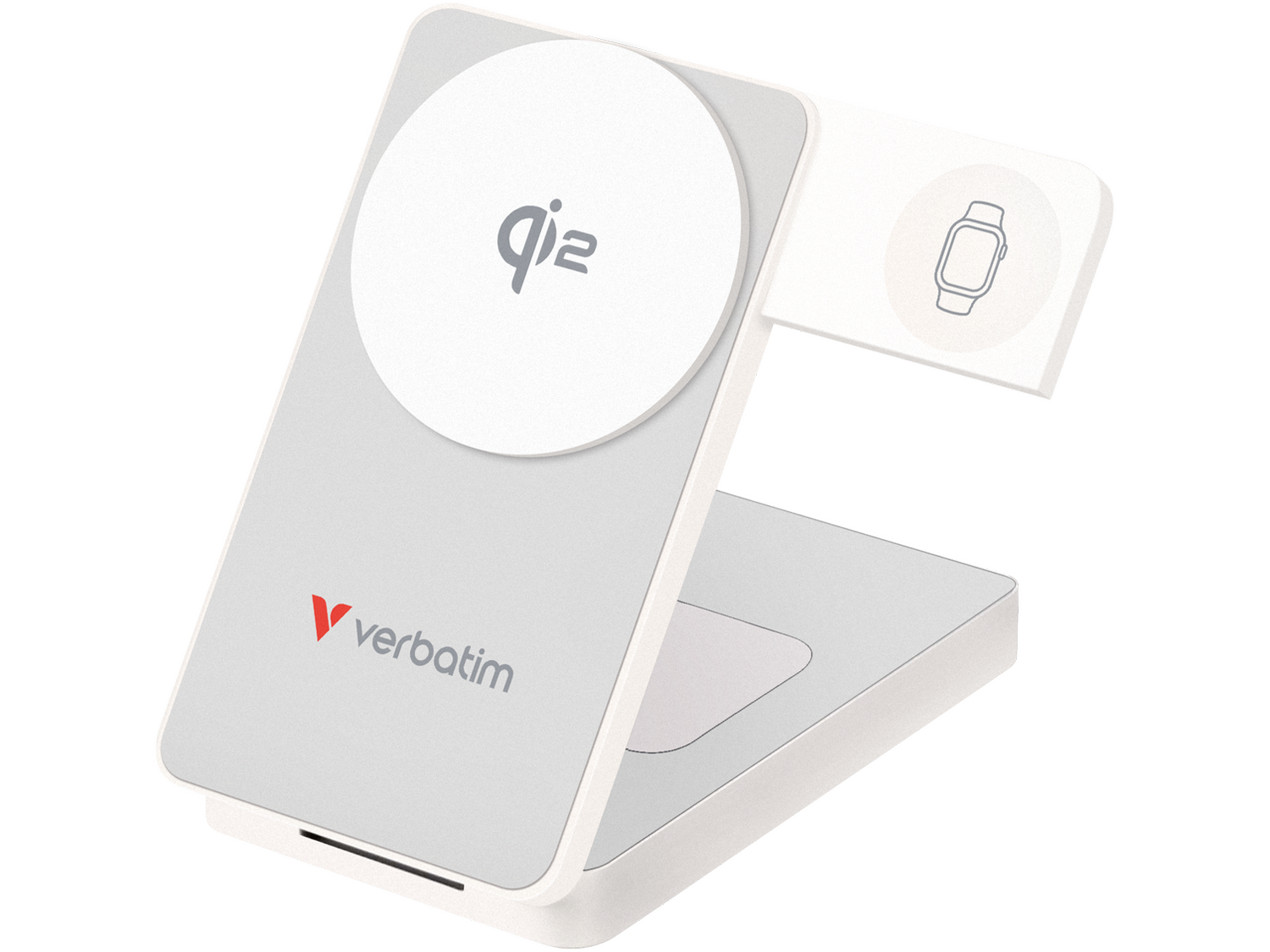 Verbatim Charge 'n' Go Qi2 Power Bank 10000mAh Magnetic Wireless Charging - White