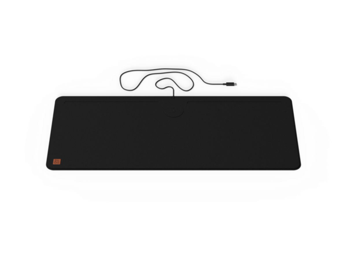 ZAGG Desk Mat with Wireless Charging Black