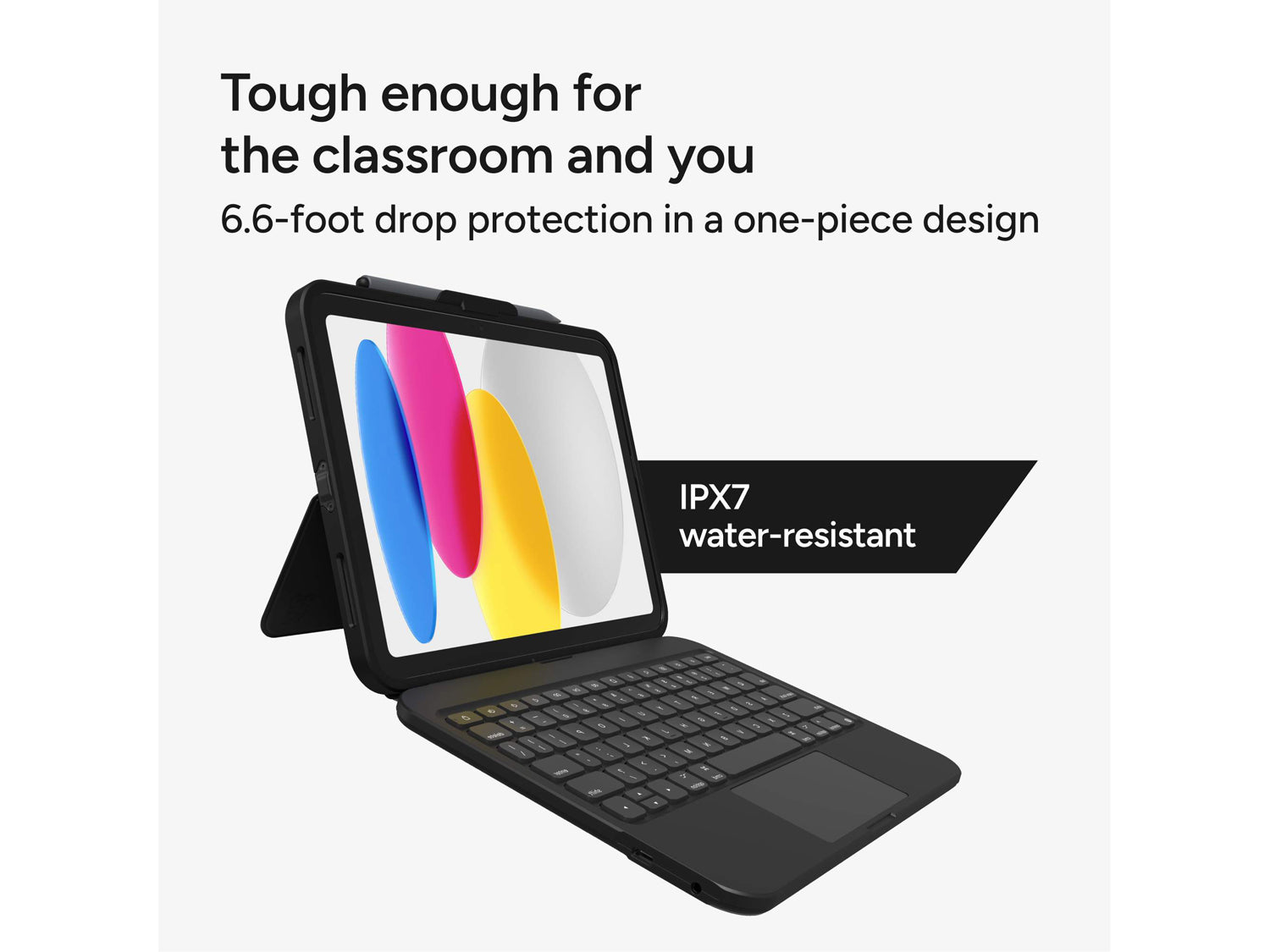 ZAGG Tough Keys  For 10.9-11in iPad (A16/10th Gen), UK