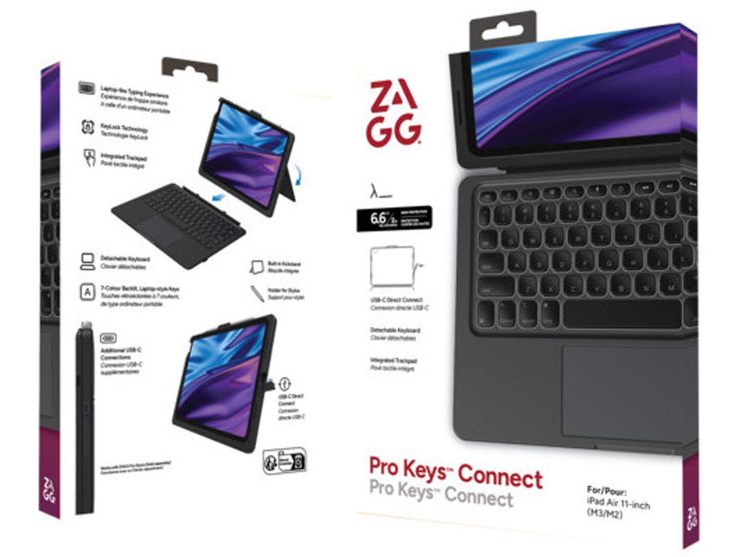 ZAGG Pro Keys 2 Connect Apple iPad Air 11-inch (M3/M2) - UK