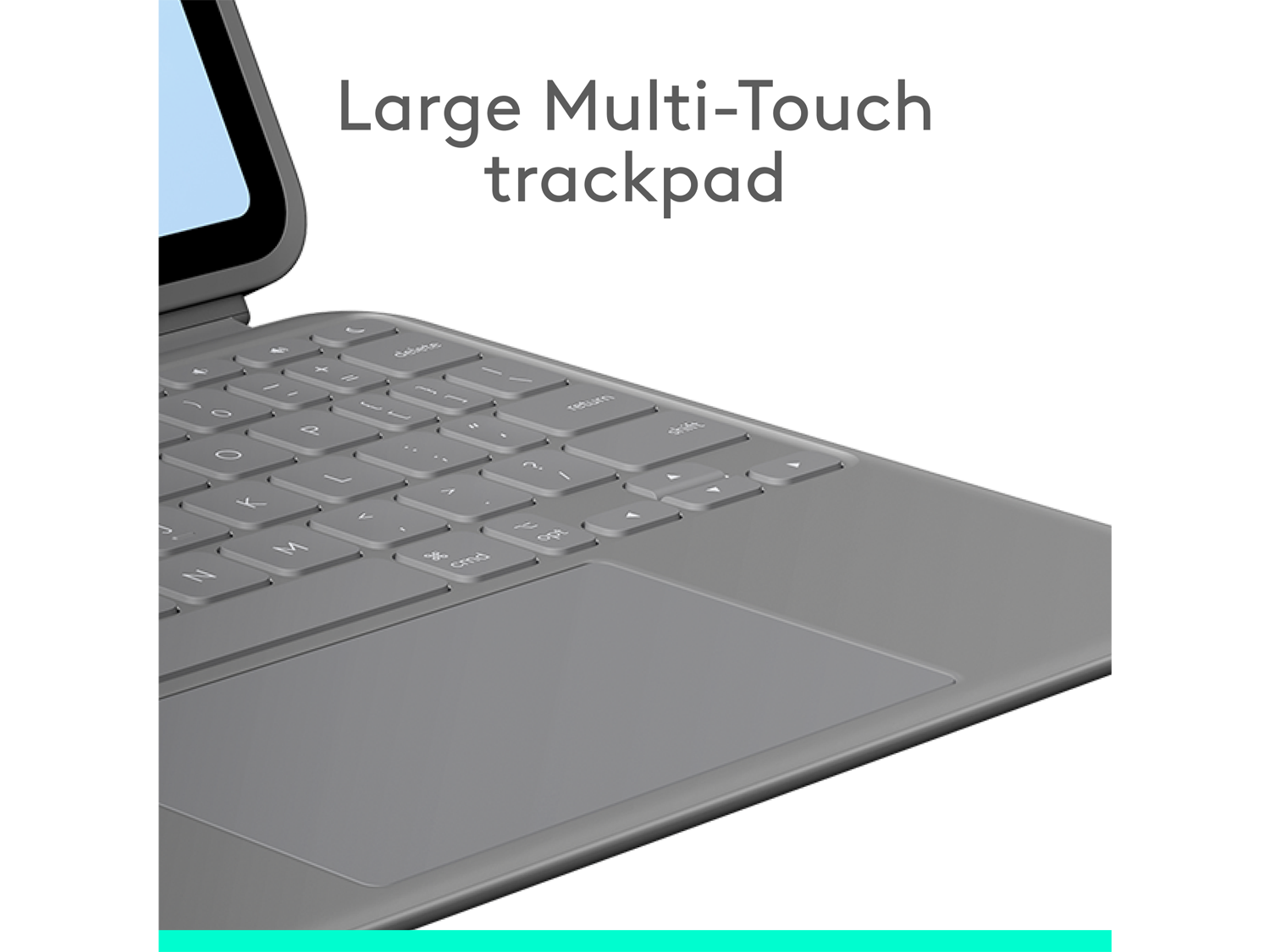 Logitech Combo Touch for  iPad Air 11-inch (M2, M3 & M4), iPad Air (5th gen), Oxford Grey English International (QWERTY)