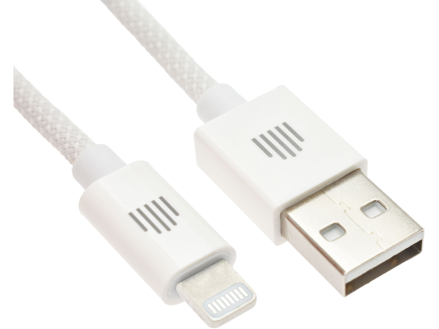 Dviced USB-A to lightning cable Charging & Data transfer 1,25m-White