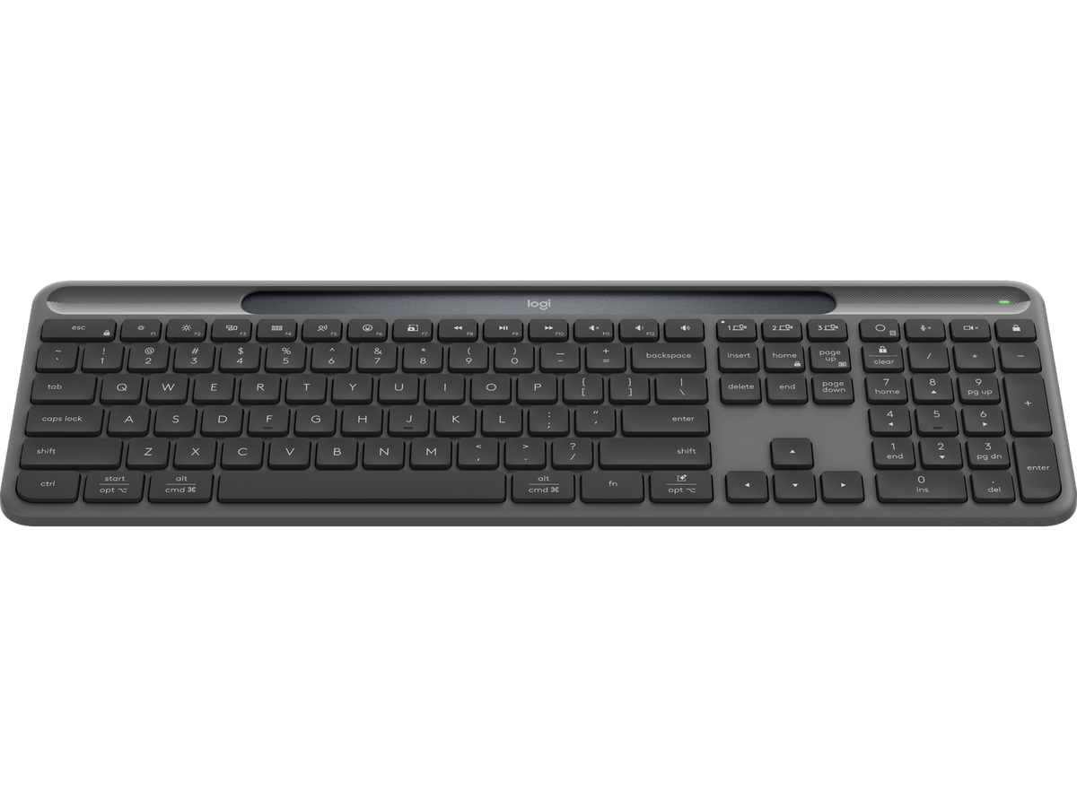 Logitech Signature Slim Solar+ wireless keyboard K980, Graphite