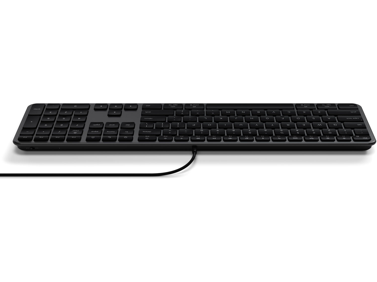 Satechi Slim LX3 Wired Keyboard - US English - Space Black
