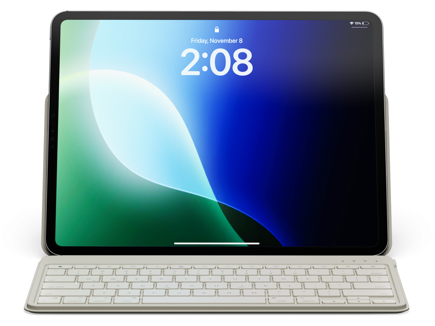 Satechi OntheGo™ Bluetooth Keyboard with Stand, US English - Sand