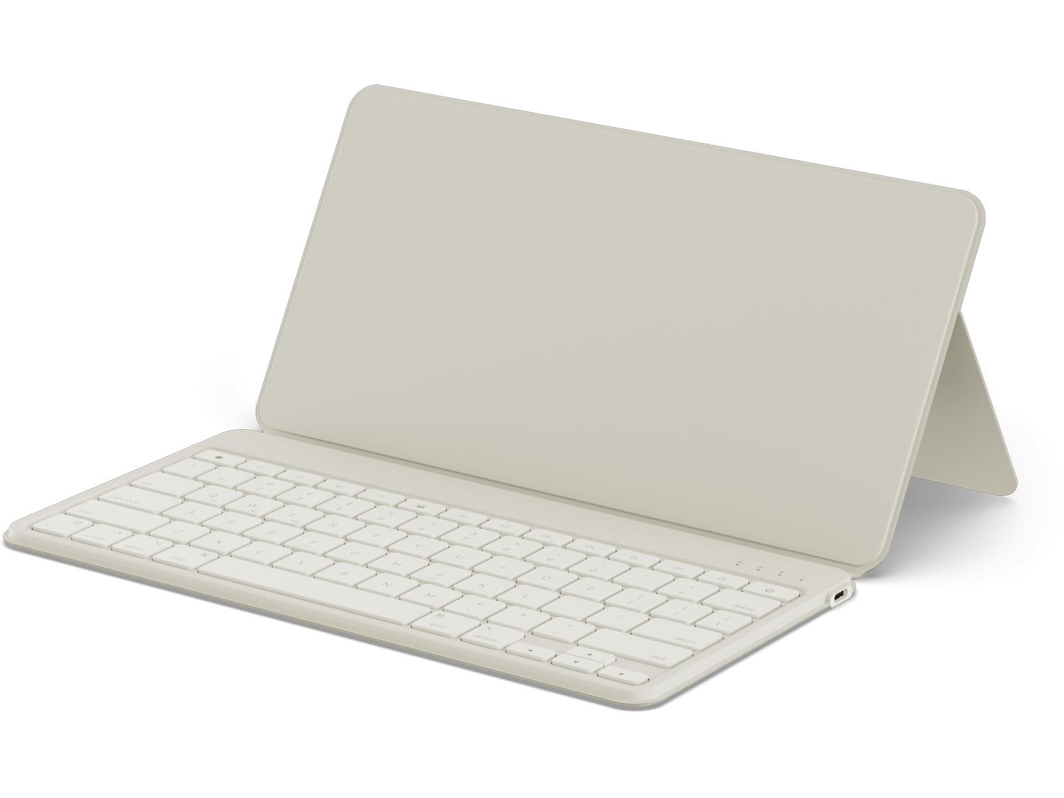 Satechi OntheGo™ Bluetooth Keyboard with Stand, US English - Sand