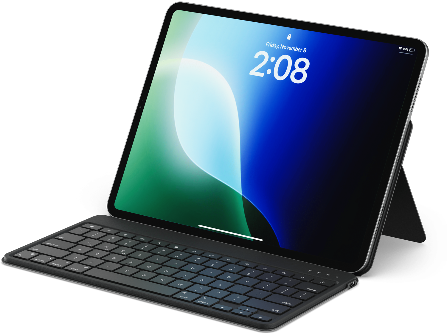 Satechi OntheGo™ Bluetooth Keyboard with Stand, US English - Black