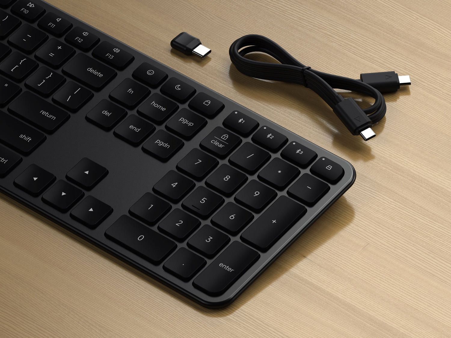 Satechi Slim EX3 Wireless Keyboard - US English - Space Black