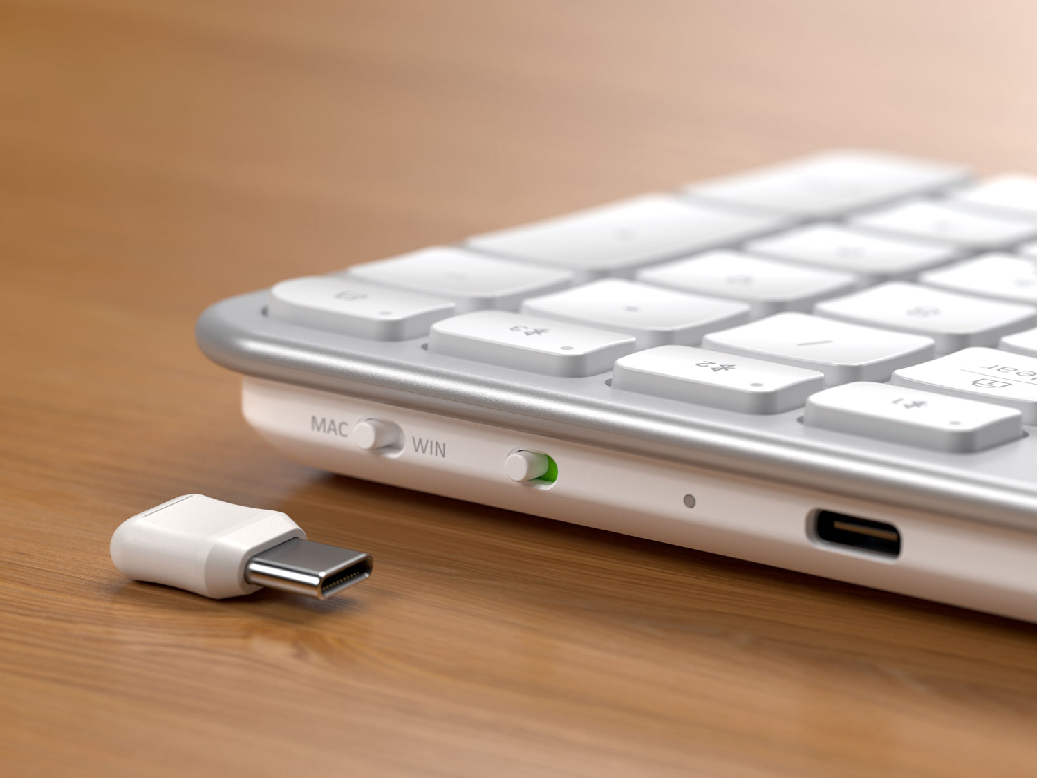 Satechi Slim EX3 Wireless Keyboard - US English - Silver