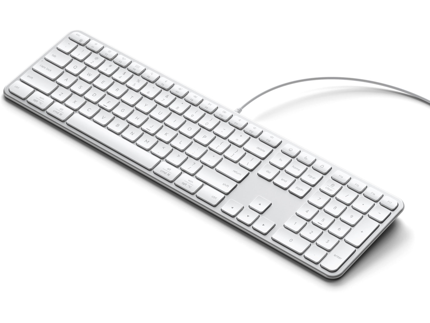 Satechi Slim LX3 Wired Keyboard - US English - Silver