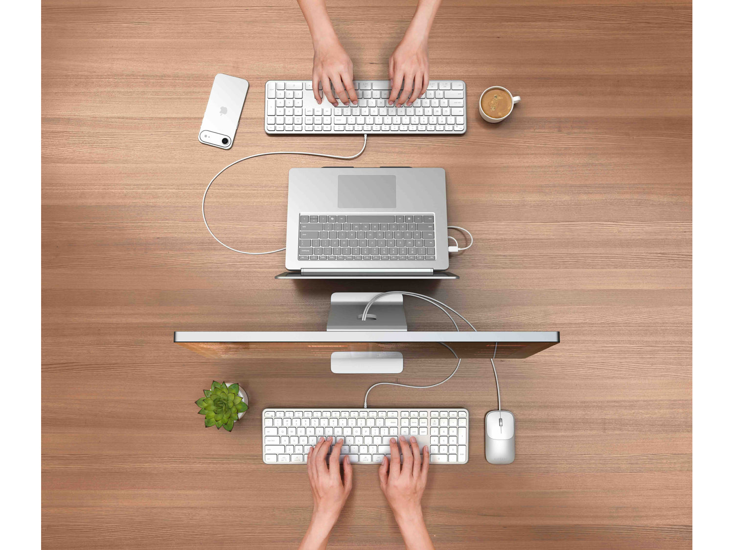 Satechi Slim LX3 Wired Keyboard - US English - Silver