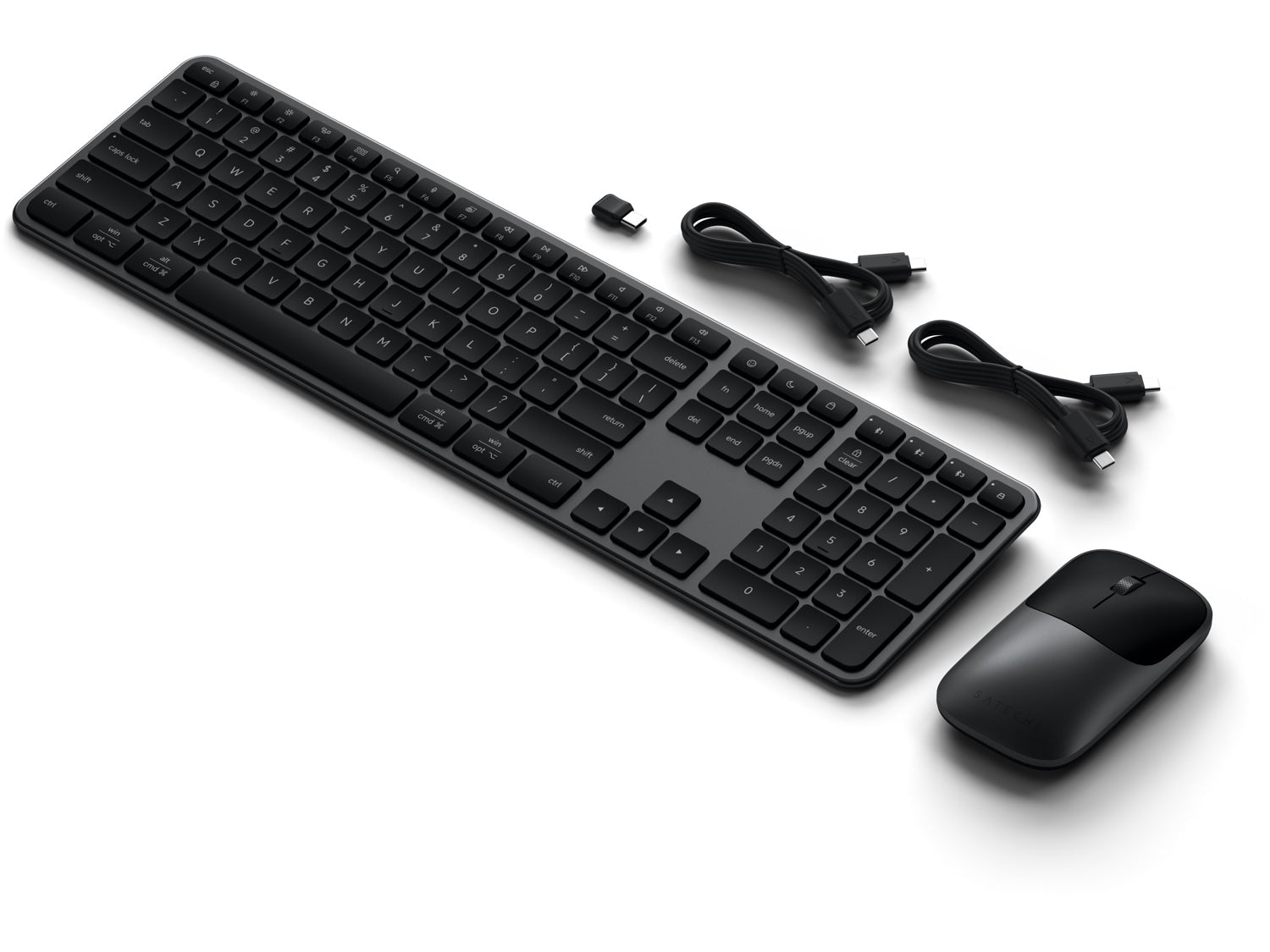 Satechi Slim CEX3 Wireless Combo - US English - Space Black