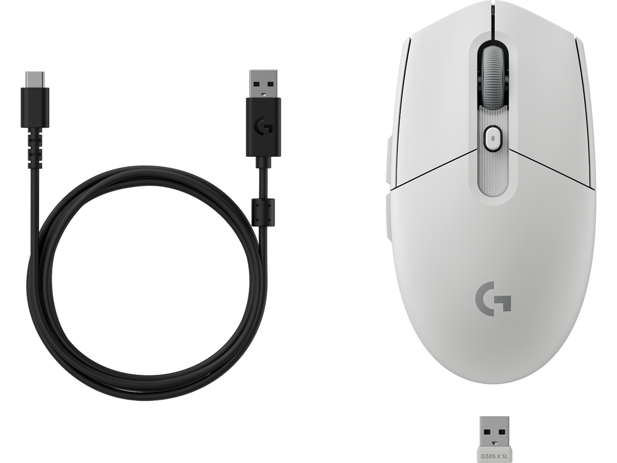 Logitech G305 X SUPERLIGHT LIGHTSPEED Wireless Gaming Mouse, White