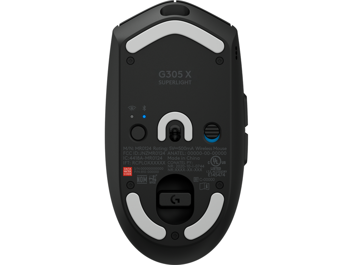 Logitech G305 X SUPERLIGHT LIGHTSPEED Wireless Gaming Mouse, Black