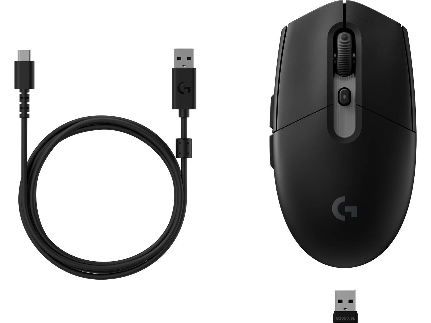 Logitech G305 X SUPERLIGHT LIGHTSPEED Wireless Gaming Mouse, Black