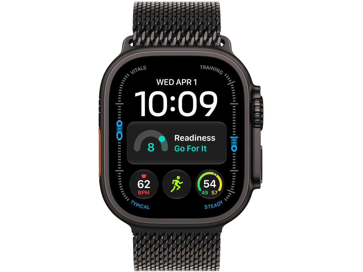 Apple Watch Ultra 4 GPS + Cellular - Milanese Loop, Black Titanium, Large
