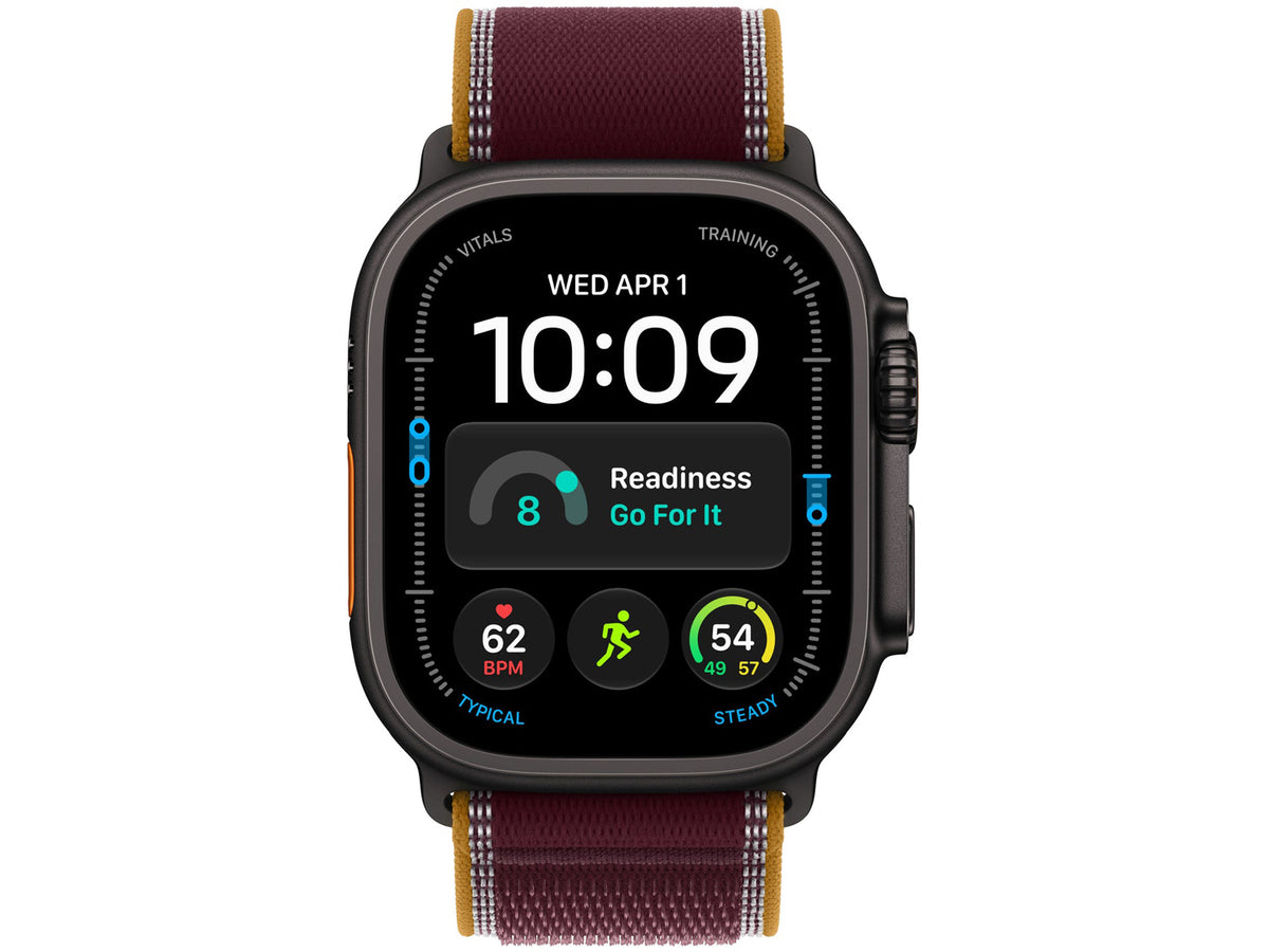 Apple Watch Ultra 4 GPS + Cellular - Black, Trail Loop, Burgundy, S/M