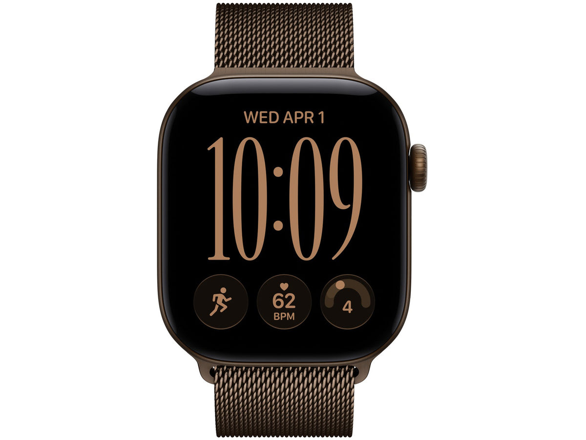 Apple Watch Series 12 42mm - GPS + Cellular - Aluminum, Dark Bronze, Milanese Loop, M/L