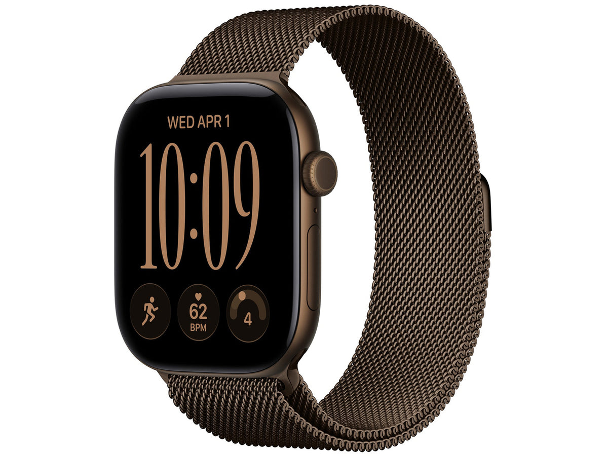 Apple Watch Series 12 46mm - GPS + Cellular - Aluminum, Dark Bronze, Milanese Loop, M/L