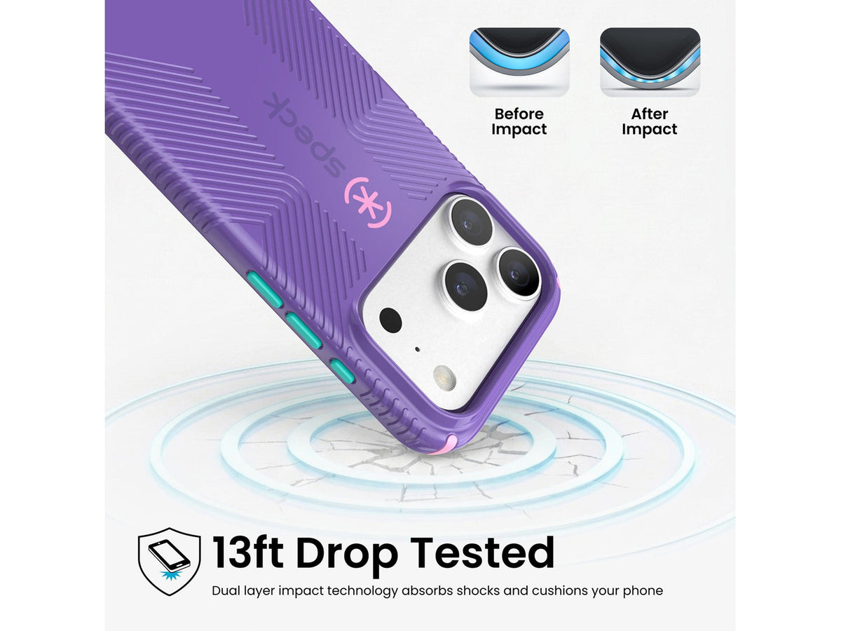 Speck CandyShell Icon MagSafe Apple iPhone 18 Pro Case, Grape Soda