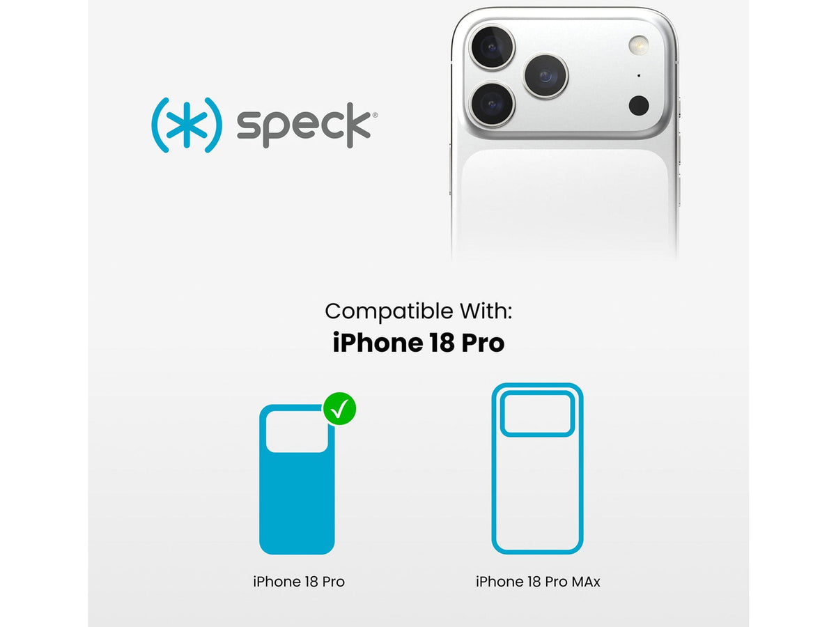 Speck CandyShell Icon MagSafe Apple iPhone 18 Pro Case, Berry Taffy