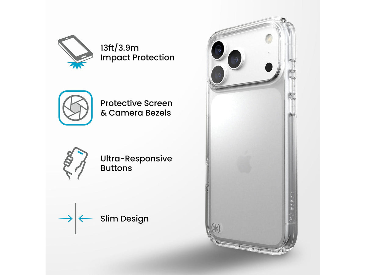 Speck Presidio Perfect-Clear Apple iPhone 18 Pro Max Case